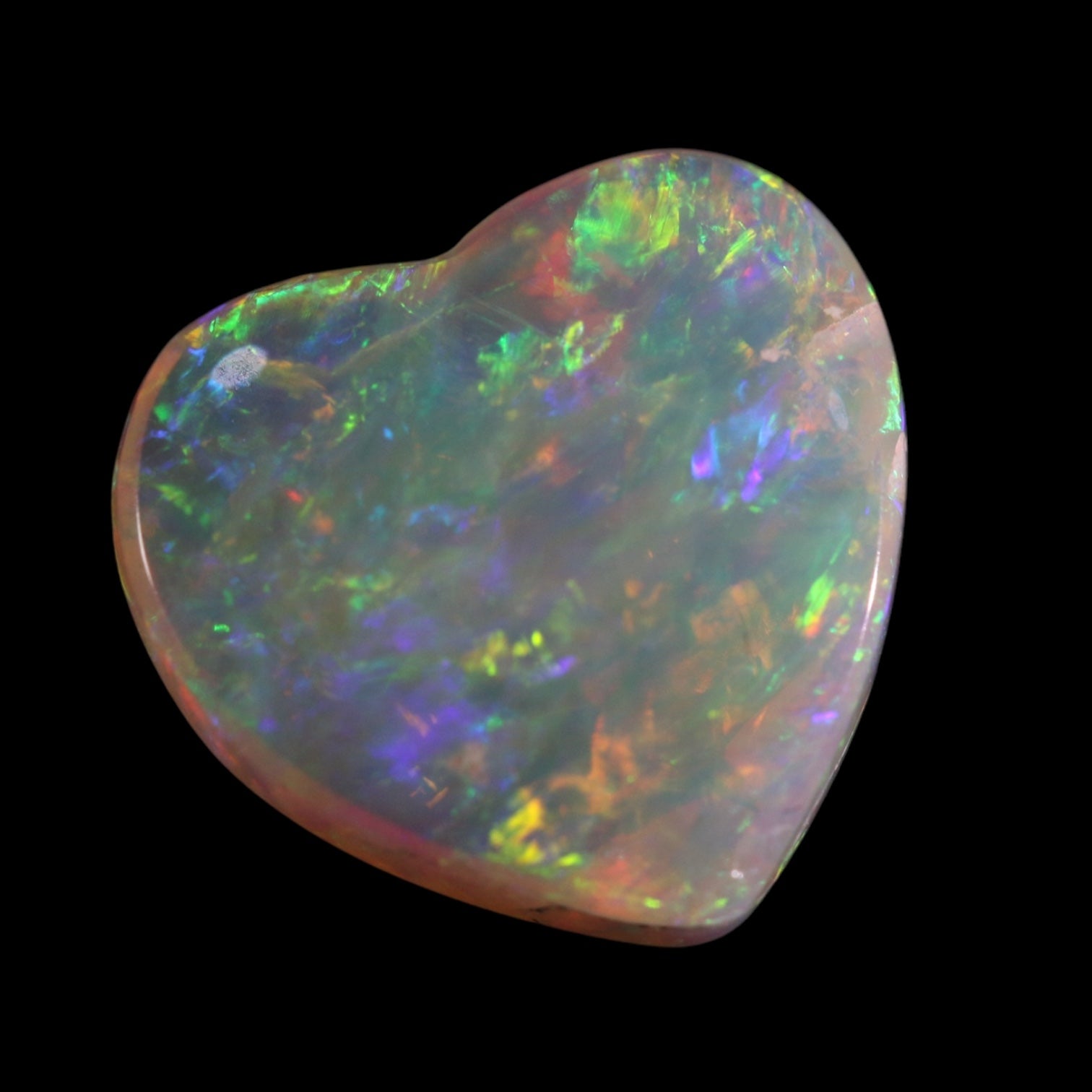 Coober Pedy Crystal Heart Opal
