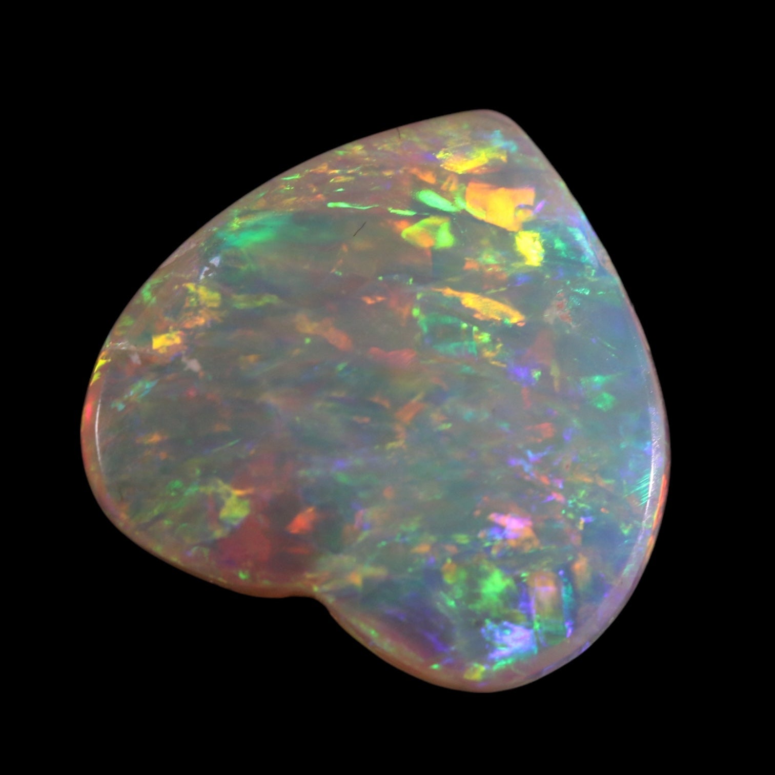 Coober Pedy Crystal Heart Opal