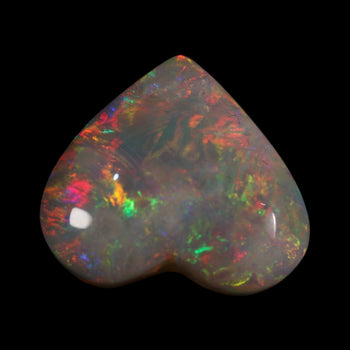 Coober Pedy Heart Opal – Exceptional Fire, My Favourite