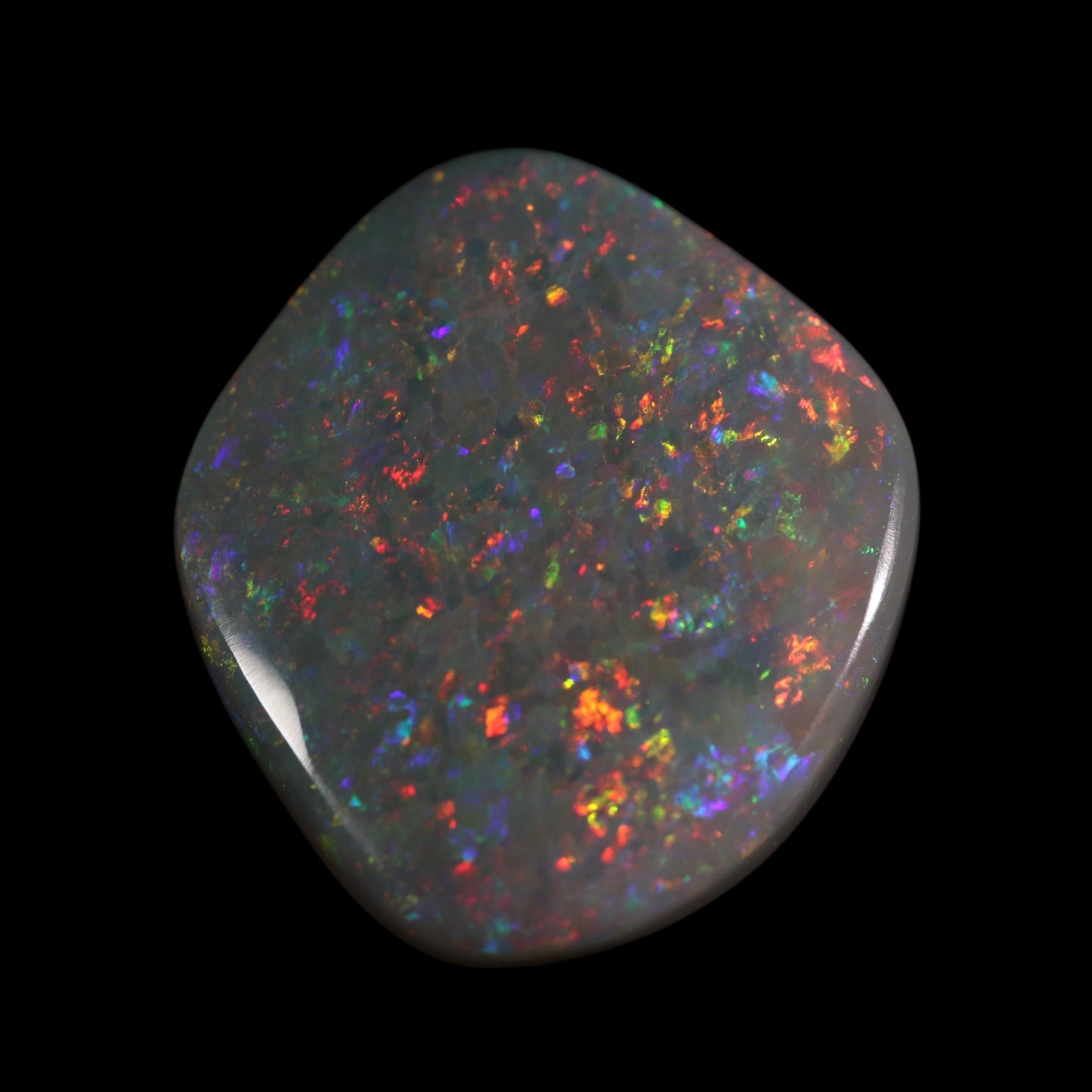 Dark Base Coober Pedy Opal – Rare Dark Base
