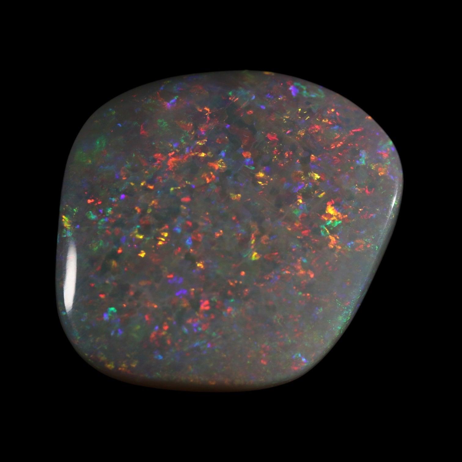 Dark Base Coober Pedy Opal – Rare Dark Base