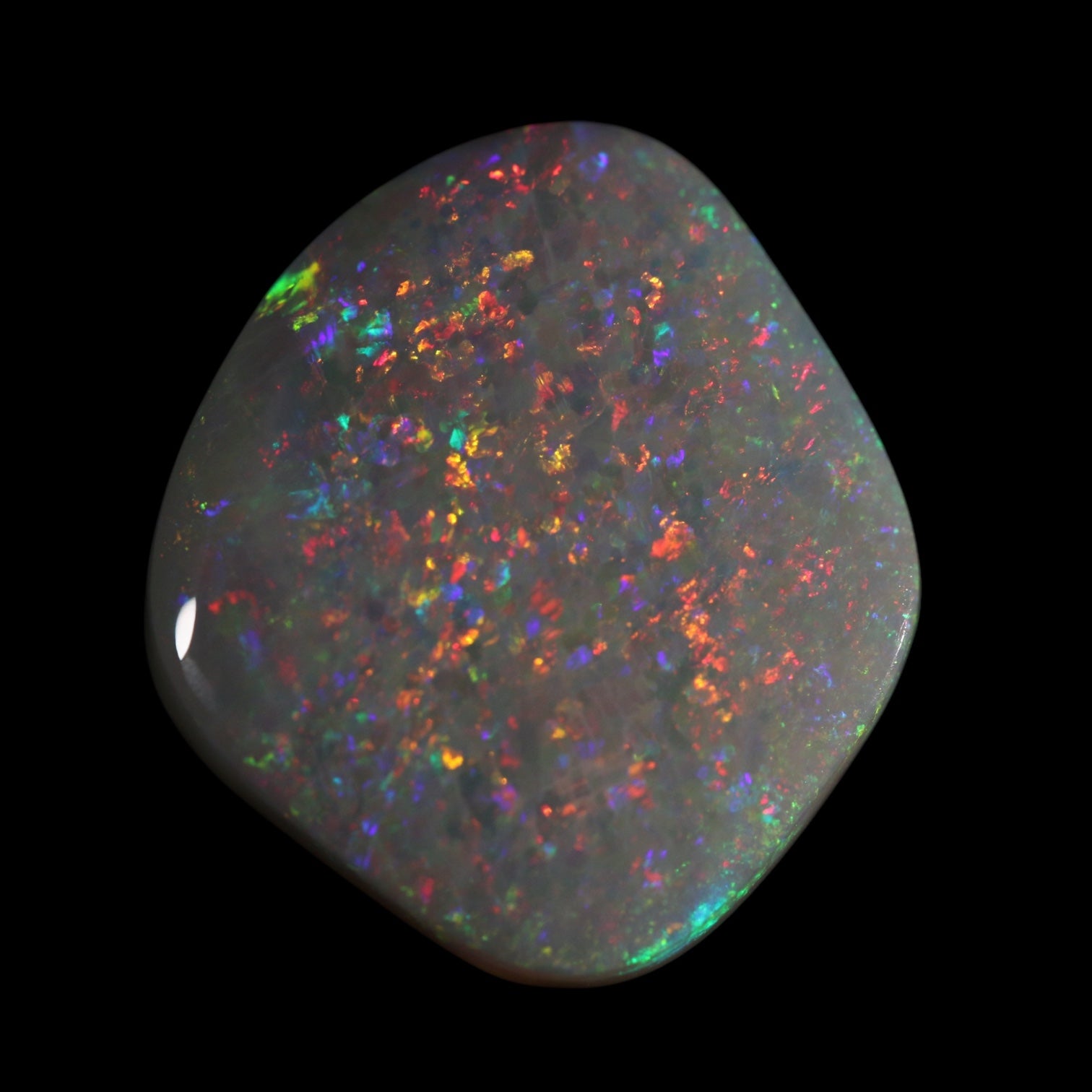 Dark Base Coober Pedy Opal – Rare Dark Base