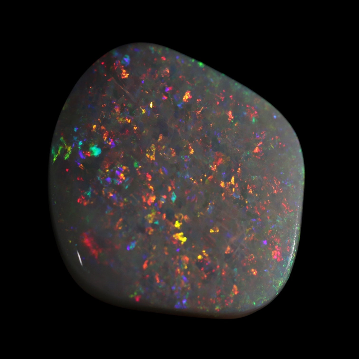 Dark Base Coober Pedy Opal – Rare Dark Base