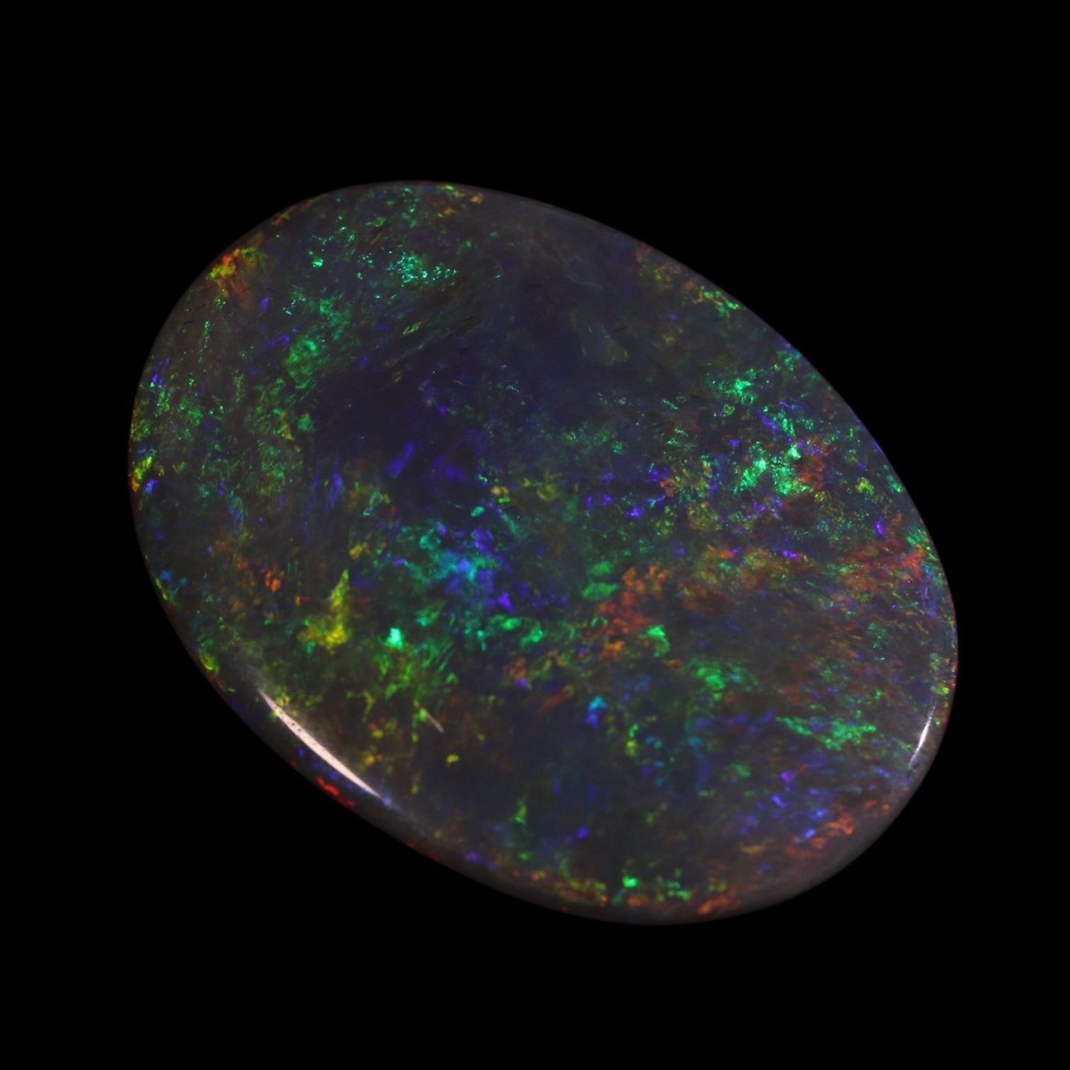 Lightning Ridge Black Opal – Exceptional Broad Flash