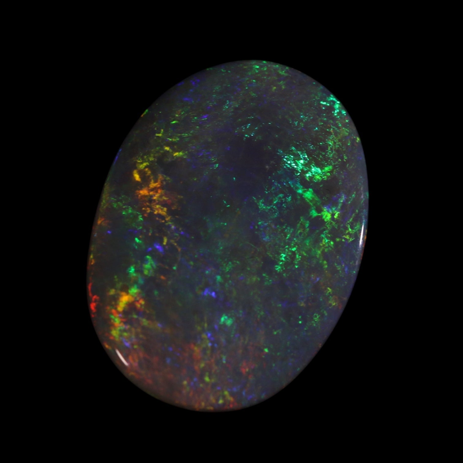 Lightning Ridge Black Opal – Exceptional Broad Flash
