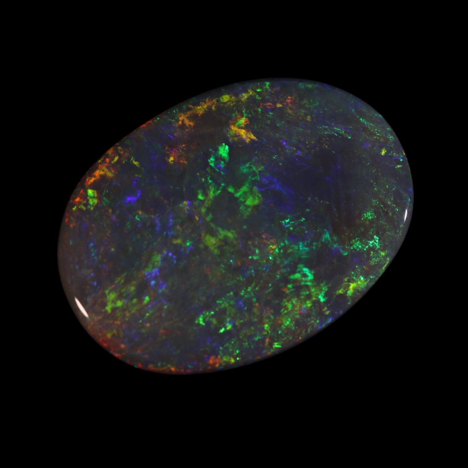 Lightning Ridge Black Opal – Exceptional Broad Flash