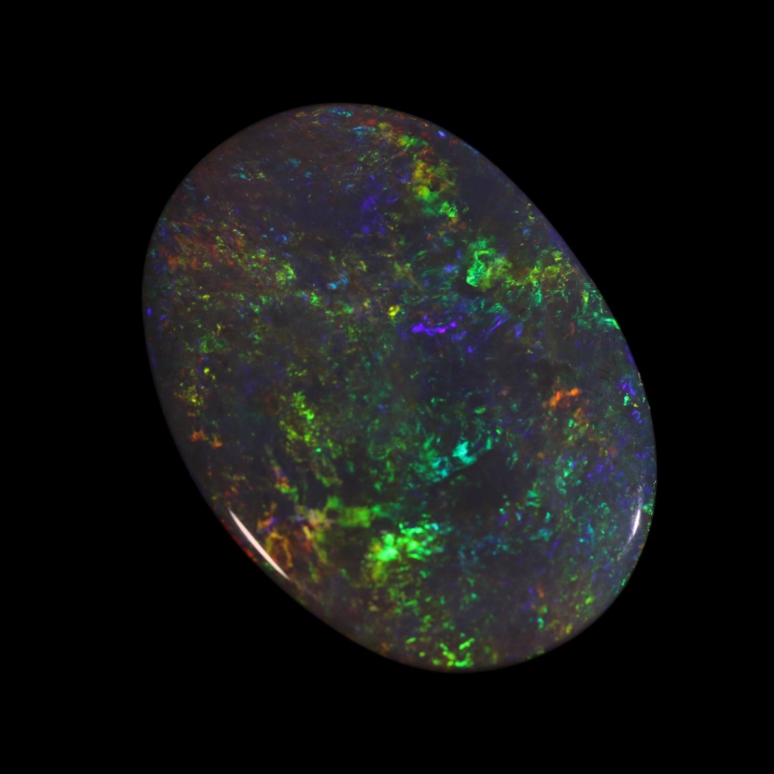 Lightning Ridge Black Opal – Exceptional Broad Flash