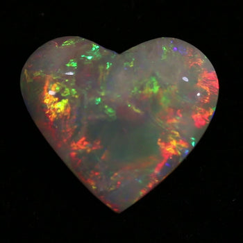 Coober Pedy Heart Opal – Exceptional Fire, My Favourite