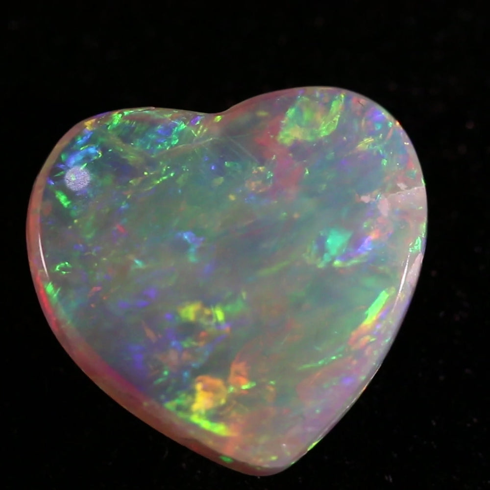 Coober Pedy Crystal Heart Opal